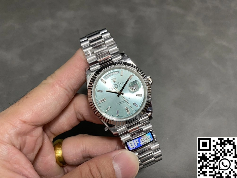 QF Factory M228236-0006 Dial Date v5 Tungsten Rolex Blue Day Steel 0517